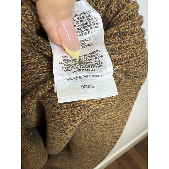 Columbia Sweater Men's XL Brown Knit Ribbed Crew Neck Outdoors Cabin‎ Grandpa - Picture 8 of 8
